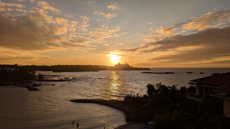 ハイアットリージェンシー瀬良垣アイランド沖縄、部屋、景色、夕日